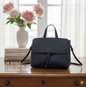 Mansur Gavriel Navy Mini Mini Lady Bag